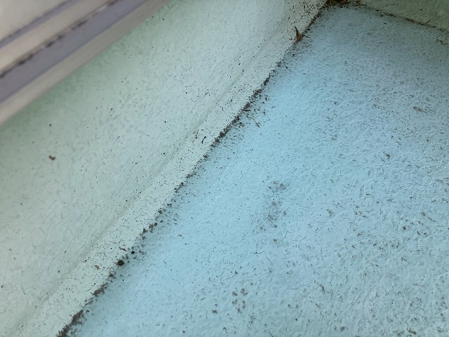 ウレタン防水の立ち上がり部